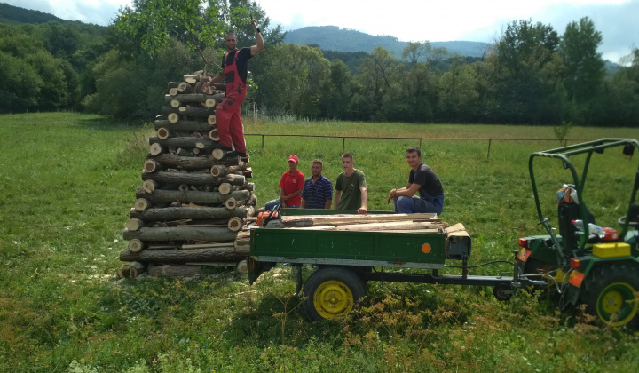 Pálenie vatry SNP august 2018