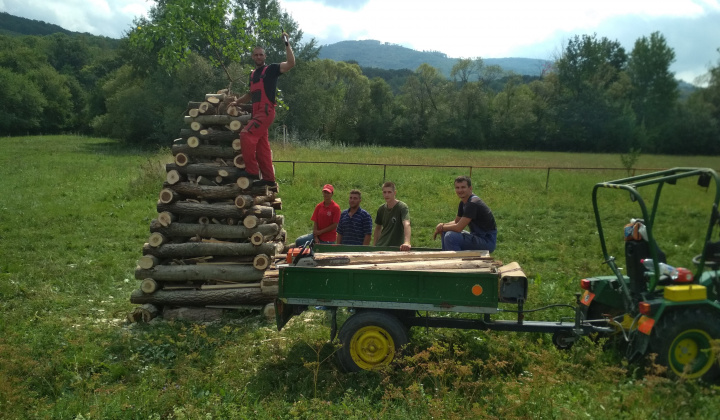 Pálenie vatry SNP august 2018