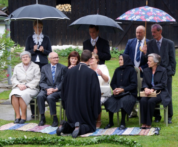 Pálenie vatry SNP august 2018
